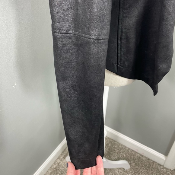 Cynthia Rowley || Faux Suede Drapey Blazer Size S - Picture 4 of 7
